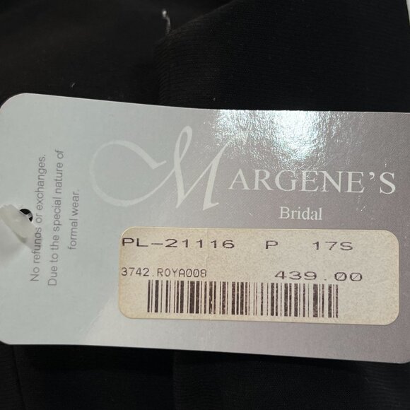 Lore Margene Bridal Black Top New NWT MSRP $439 Womens Sz 8 - Picture 2 of 5